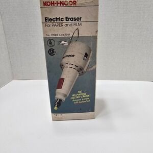 Vintage Electric Erasing System KOH-I-NOOR RAPIDGRAPH MODEL # 2800E ~ Works